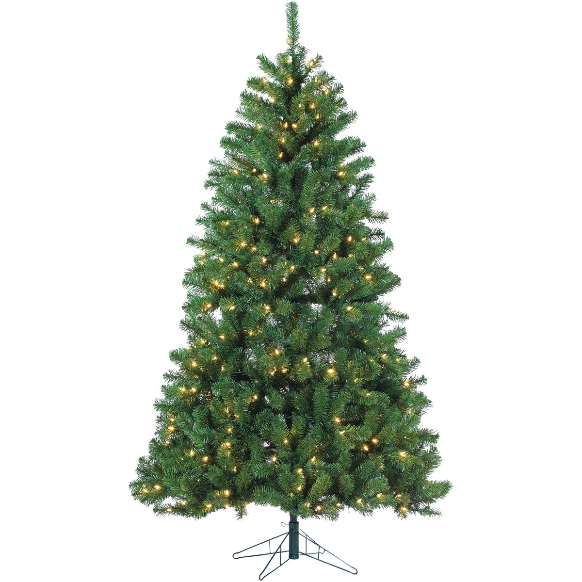 Gerson 7 Ft. Montana Pine 400-Bulb Warm White LED Prelit Artificial Christmas Tree