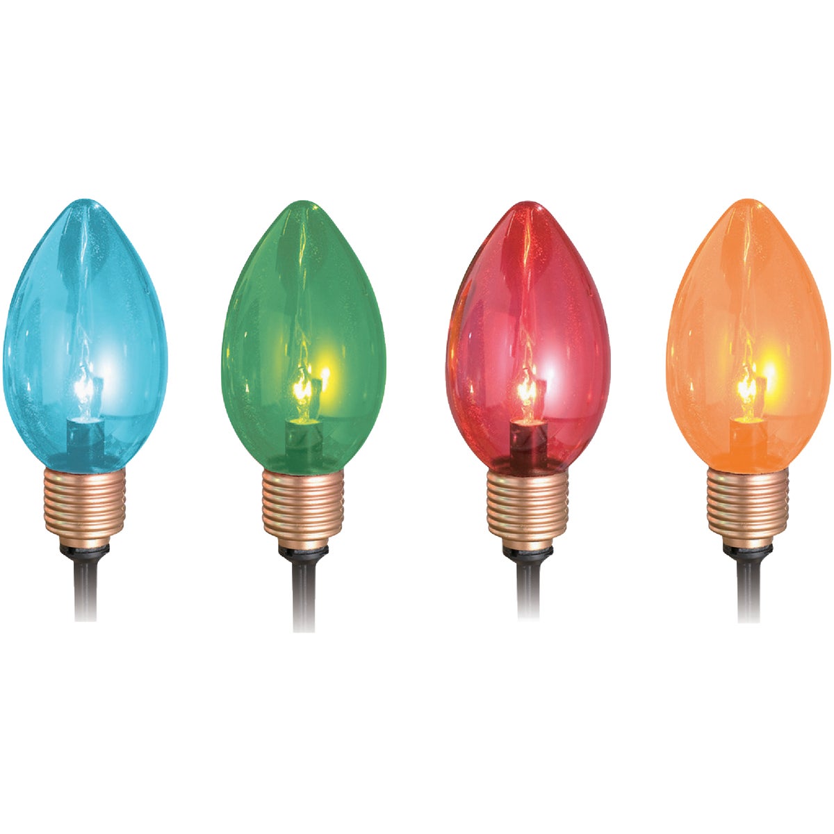 J Hofert Mini Mighty 6 In. C7 Incandescent Pathway Marker Light Set (8 per set)