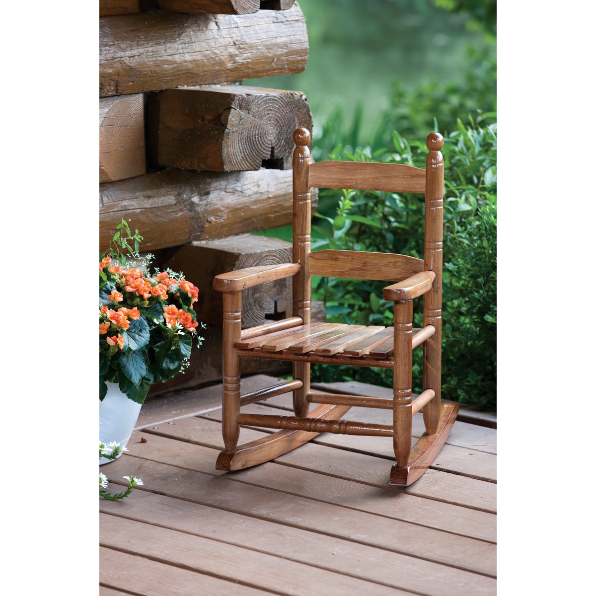 Knollwood Natural Wood Child Rocking Chair