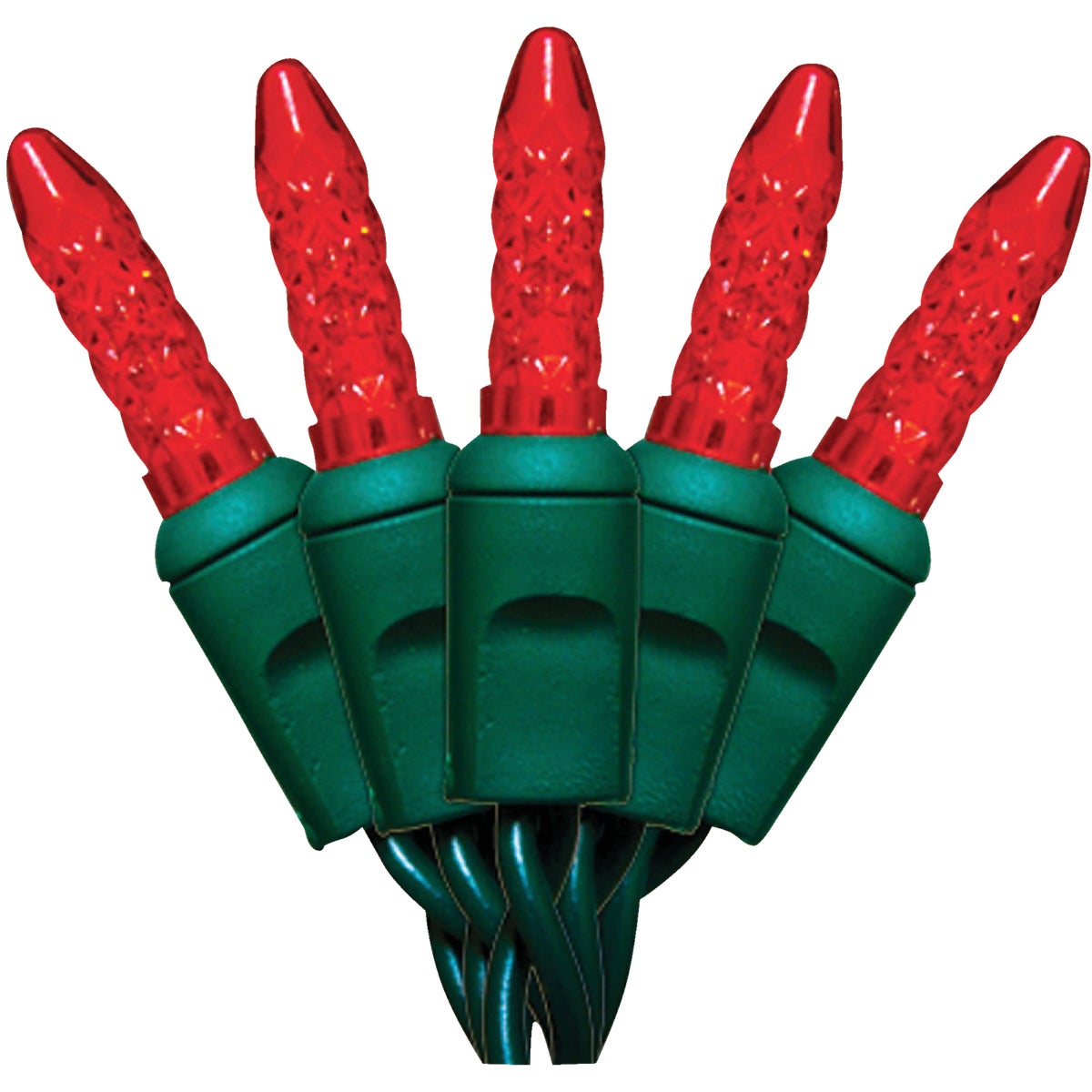 J Hofert Red 50-Bulb C3 LED Light Set