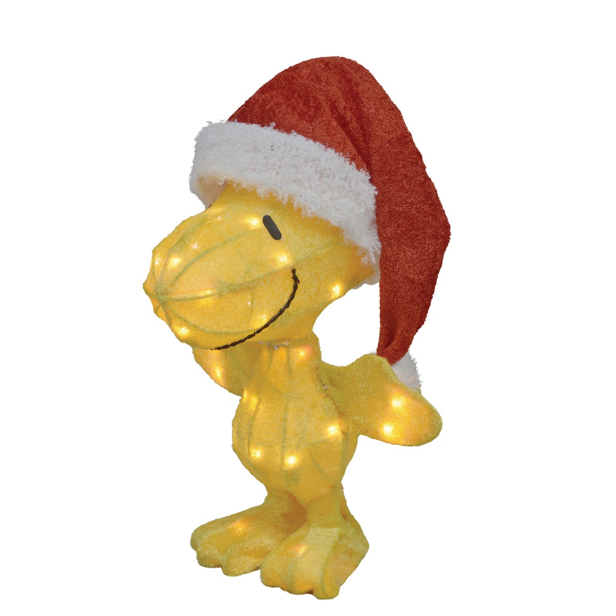 Peanuts 18 In. LED Woodstock with Santa Hat Holiday Figure