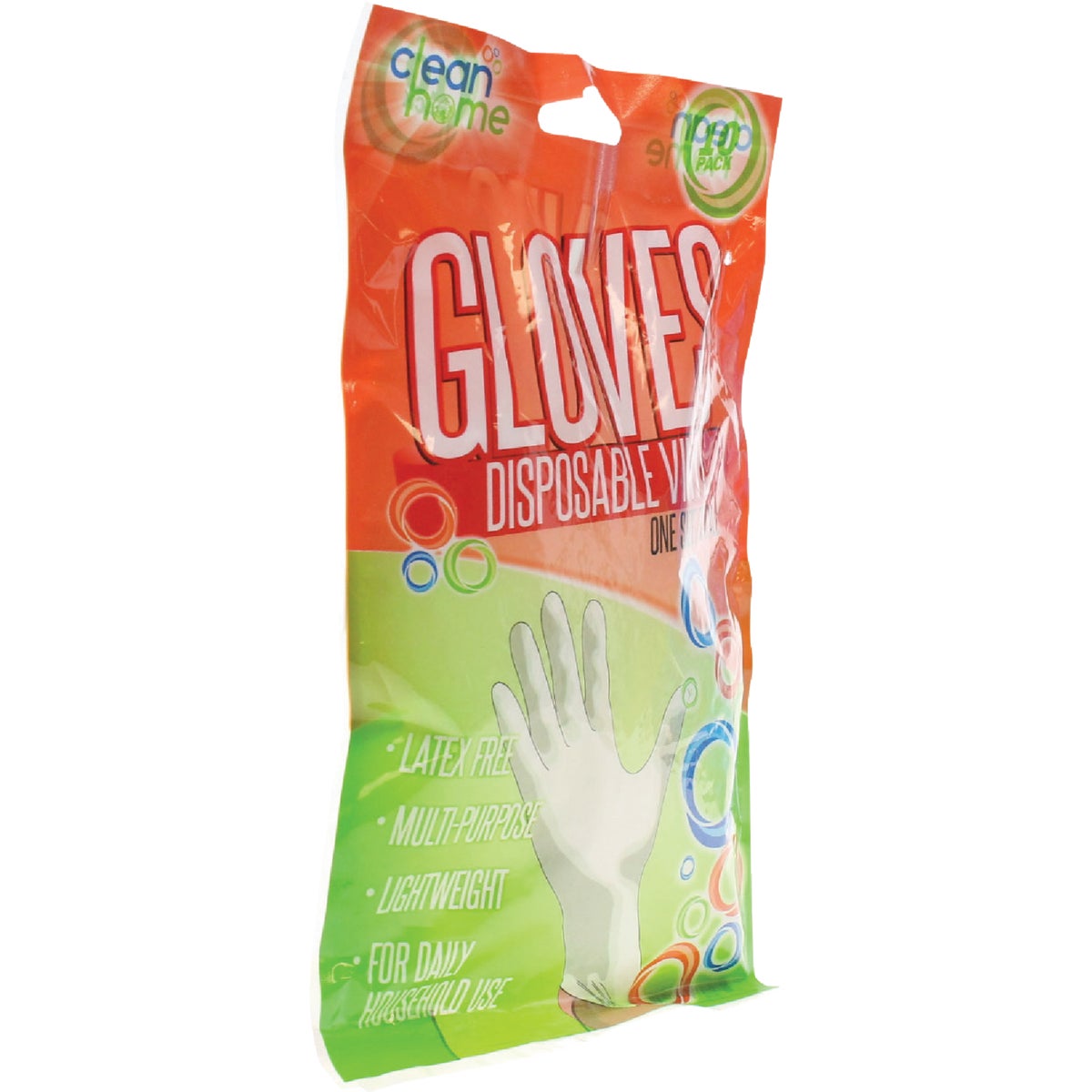 Clean Home Disposable Vinyl Gloves (10-Pack)