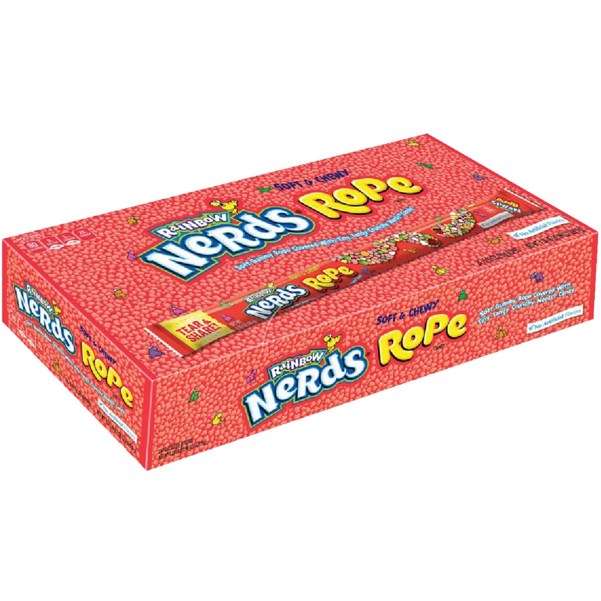 Nerds Assorted Flavors 0.92 Oz. Rainbow Rope Candy