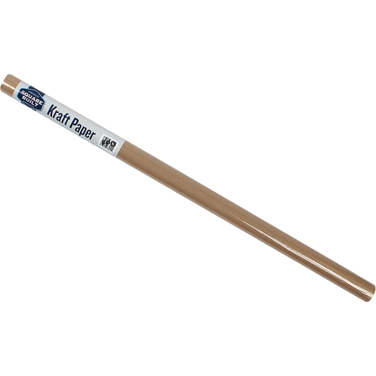 Square Built 5 yd Kraft Wrapping Paper Roll