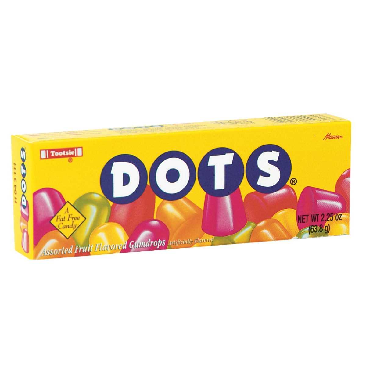 Dots Assorted Fruit Flavors 2.25 Oz. Gum Drops