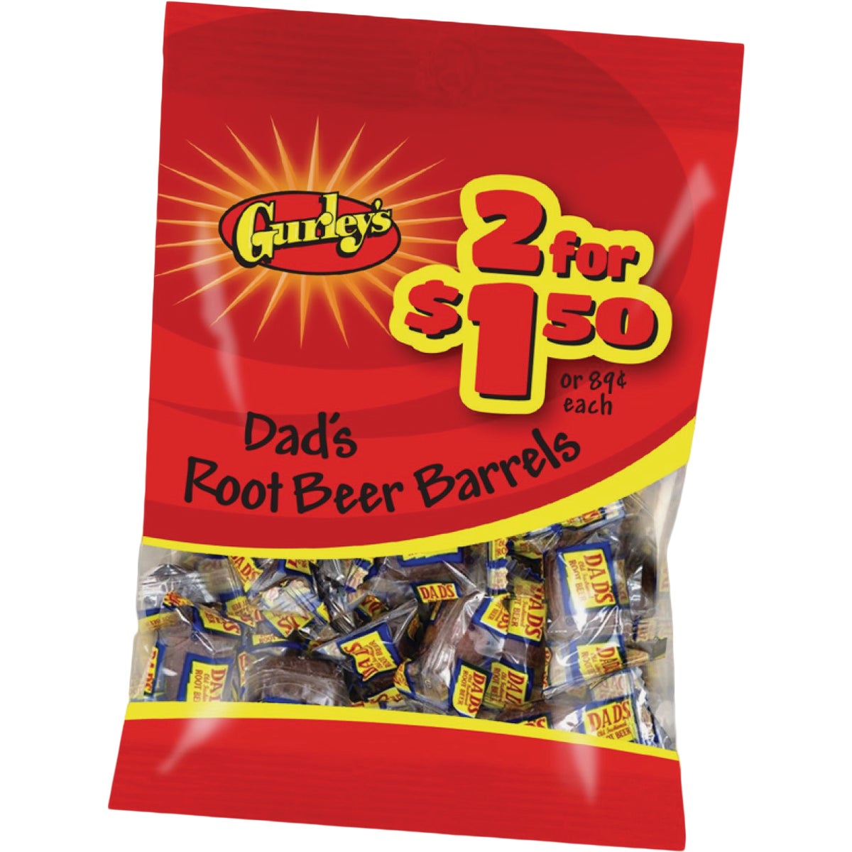 Gurley's 2.5 Oz. Dad's Root Beer Barrels