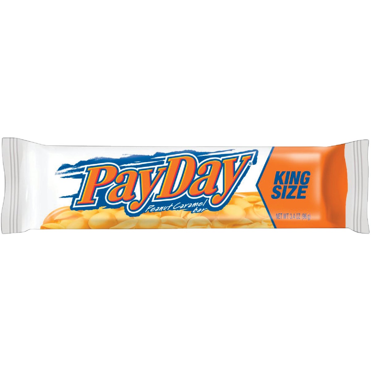 Payday King Size 3.4 Oz. Peanut Caramel Candy Bar