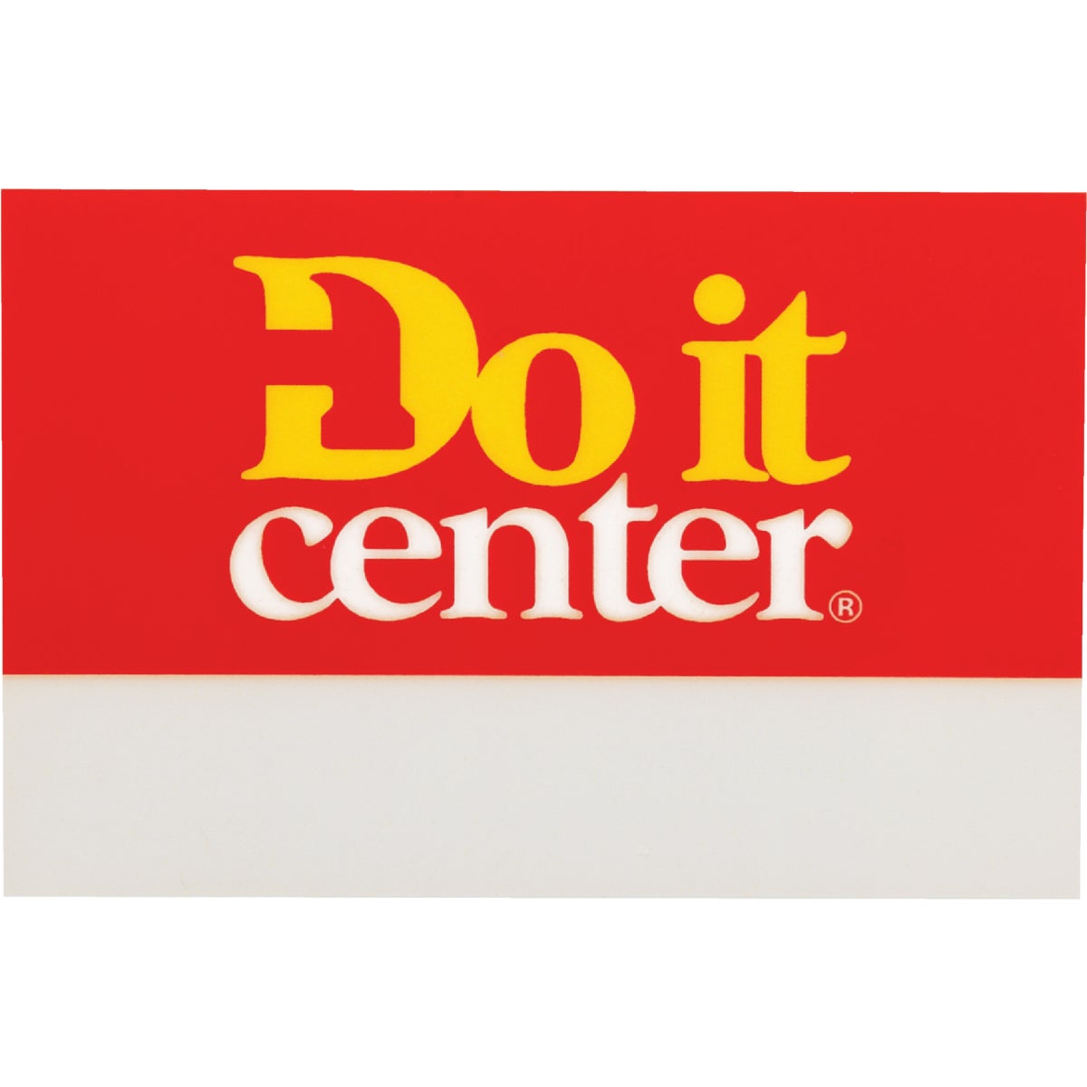 Do it Center 3 In. x 2 In. Clip-On Name Badge
