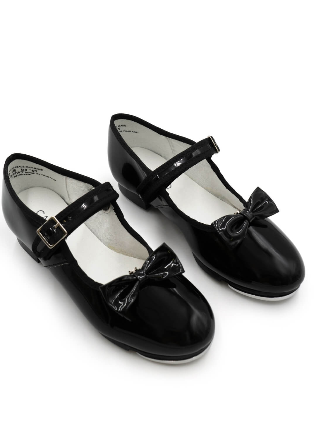 Capezio Mary Jane Tap Shoe Child Black Patent 3800C