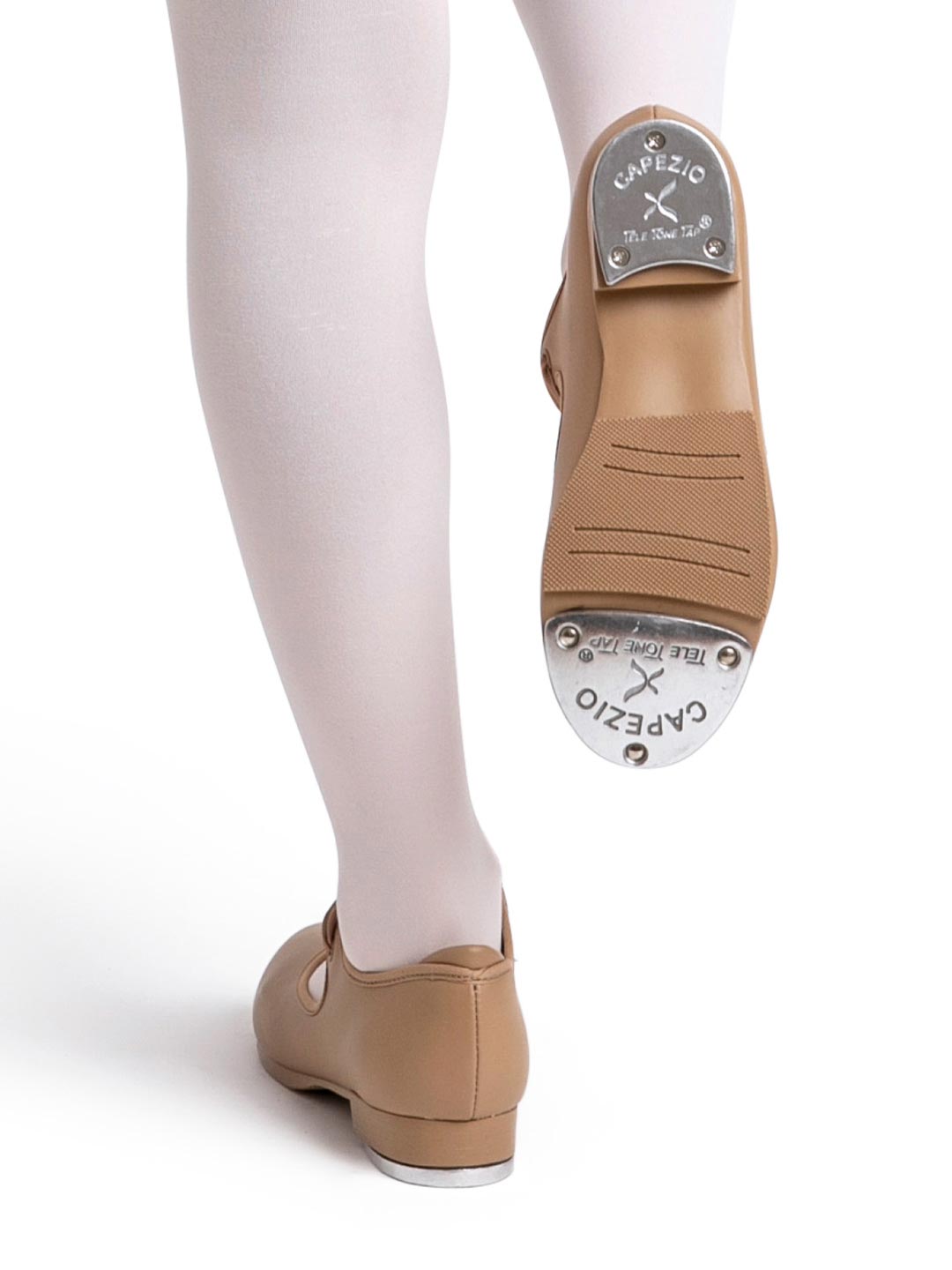 Capezio Shuffle Tap Shoe Child Caramel 356C