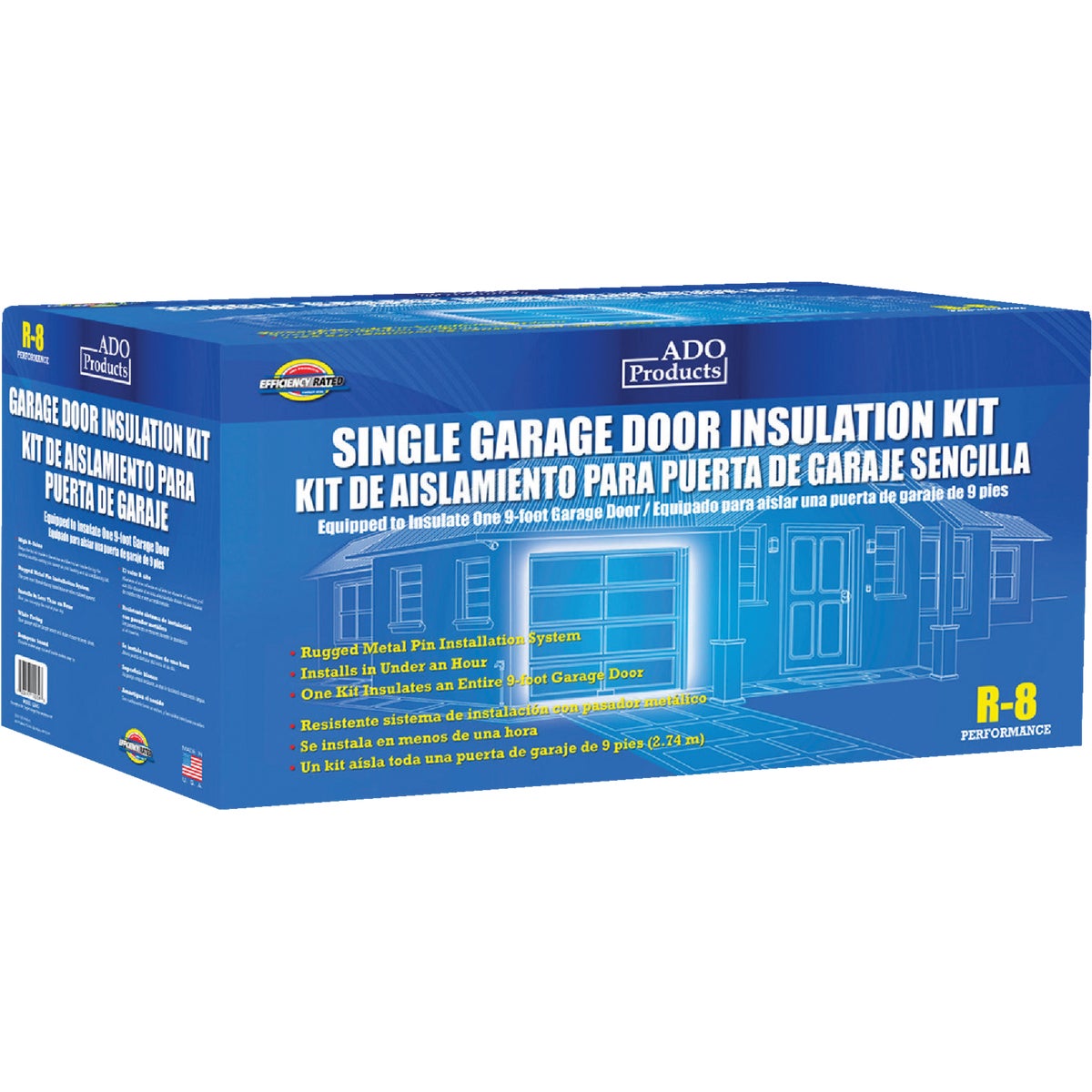 ADO 7 Ft. Or 8 Ft. Garage Door Insulation Kit