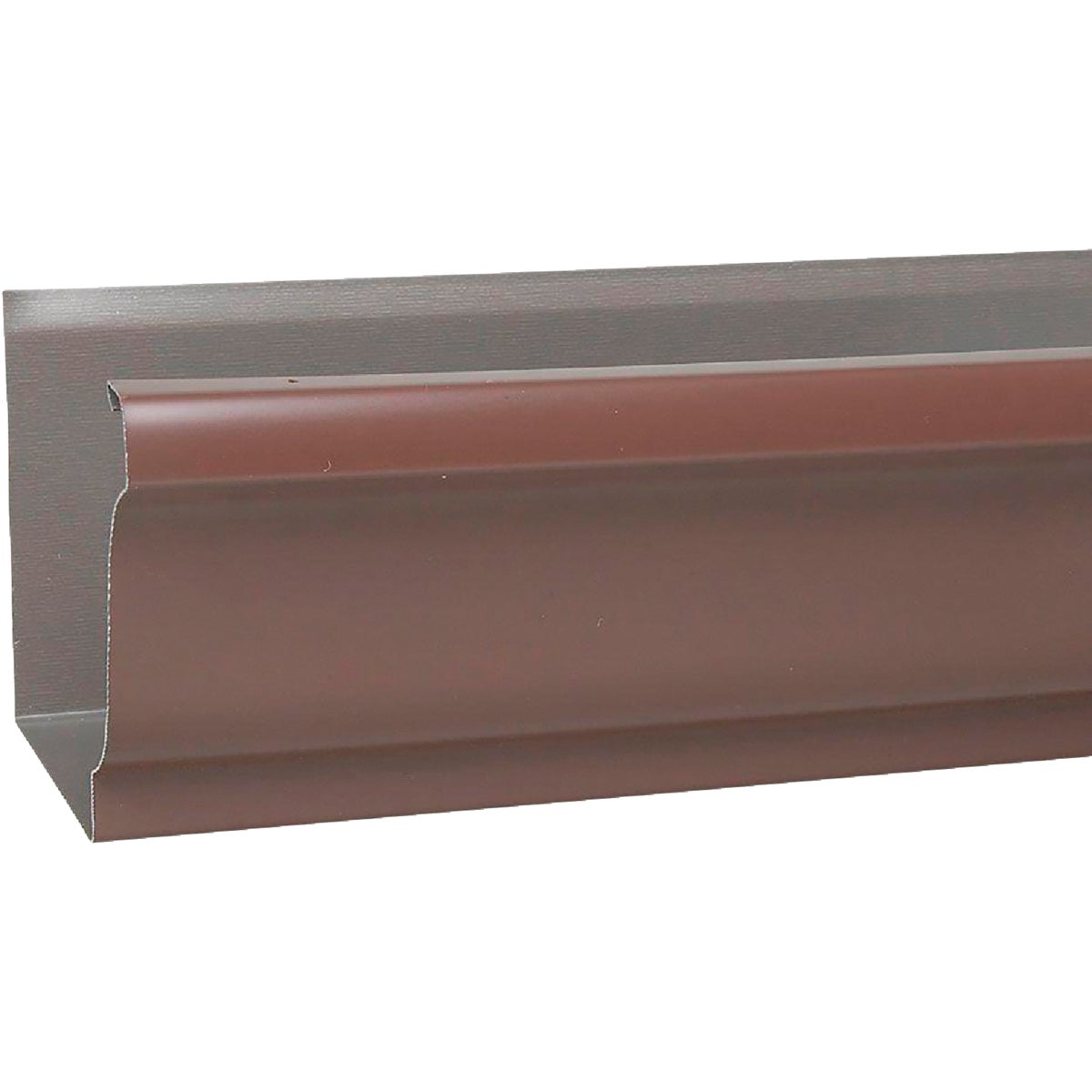 Spectra Metals 5 In. x 10 Ft. K-Style Brown Standard Aluminum Gutter