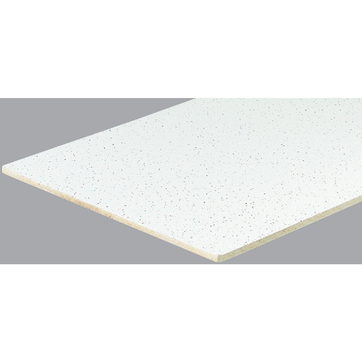 Radar Fissured 2 Ft. x 2 Ft. White Mineral Fiber Square Edge Suspended Ceiling Tile (16-Count)