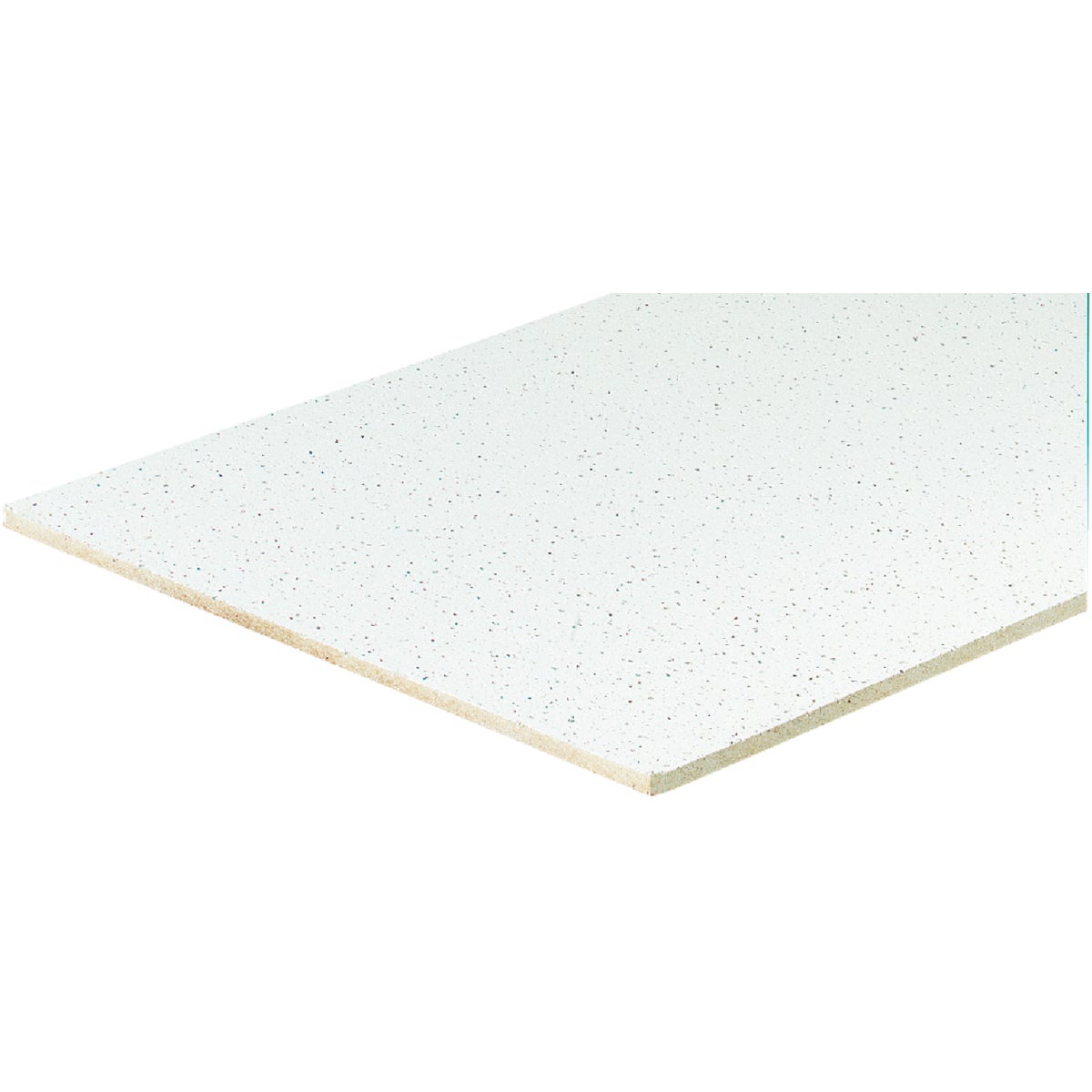 Radar Fissured 2 Ft. x 2 Ft. White Mineral Fiber Square Edge Suspended Ceiling Tile (16-Count)