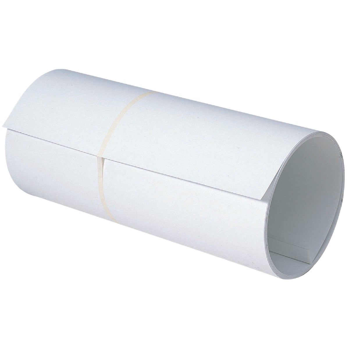 Klauer 24 In. x 50 Ft. White Painted Aluminum Trim Coil