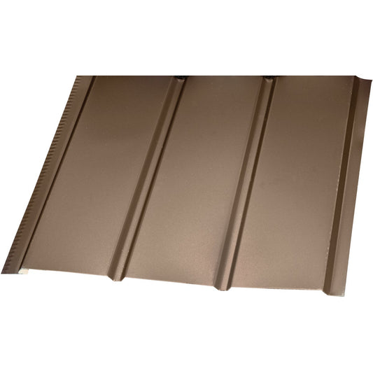 Klauer 12 In. Brown Solid Aluminum Soffit