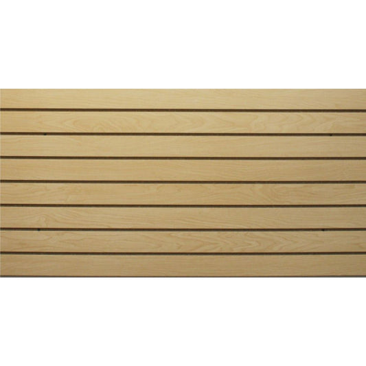 GarageEscape 24 in. x 48 in. Anchor Core Slatwall, Maple