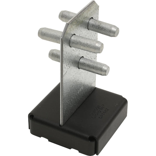 Simpson Strong-Tie 3-1/2 In. x 3-1/2 In. 10 ga Z-Max Concealed Post Base