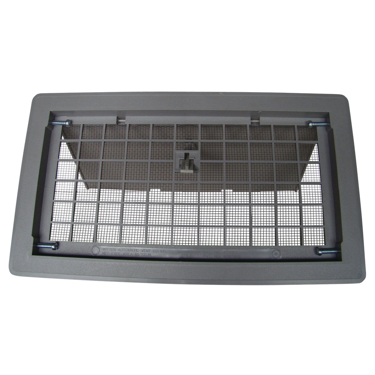 Witten 8 In. x 16 In. Gray Manual Foundation Vent with Damper