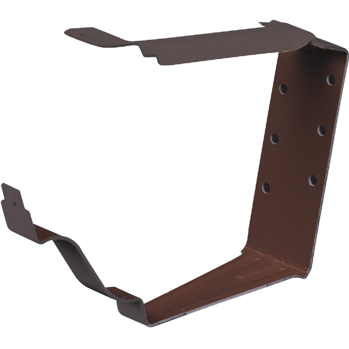 Spectra Metals K Style Aluminim Brown Snap-Lok Gutter Hanger Bracket, (4-Pack)