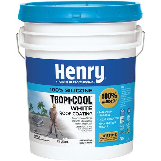 Henry Tropi-Cool 5 Gal. Silicone Roof Coating