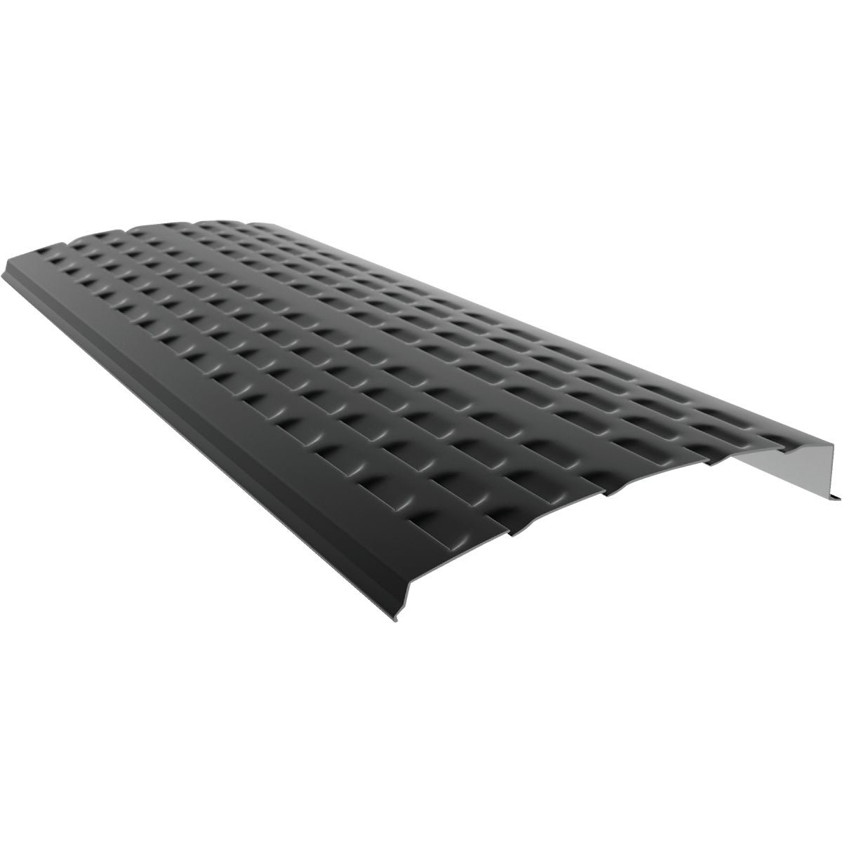 E-Z-Shield 5 In. x 4 Ft. Black Aluminum Gutter Guard, (25-Pack)