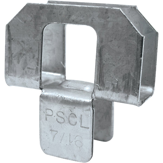 Simpson Strong-Tie 7/16 In. Galvanized Steel 20 ga Plywood Clip