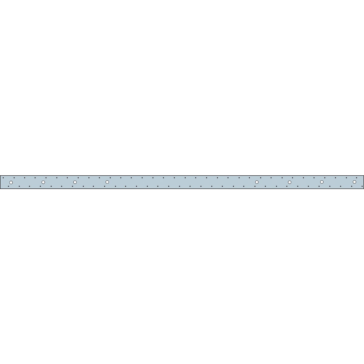 Simpson Strong-Tie 2-1/6 in. W. x 72 in. L Steel 10 Gauge Strap Tie