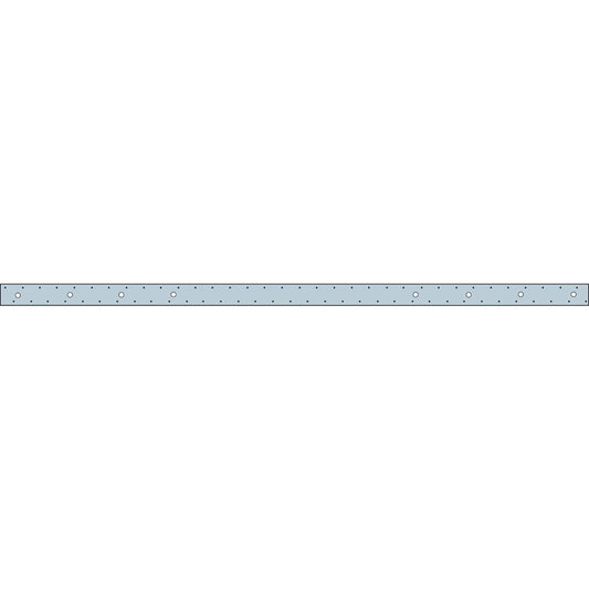 Simpson Strong-Tie 2-1/6 in. W. x 72 in. L Steel 10 Gauge Strap Tie