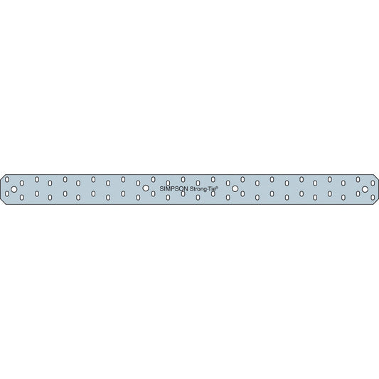 Simpson Strong-Tie 3 in. W. x 40 in. L. Steel 16 Gauge Strap Tie