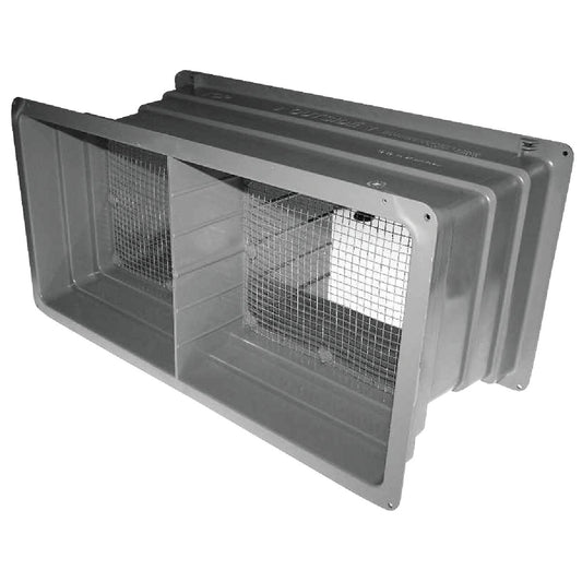 NorWesco DLX 8 In. x 16 In. Plastic Manual Foundation Vent