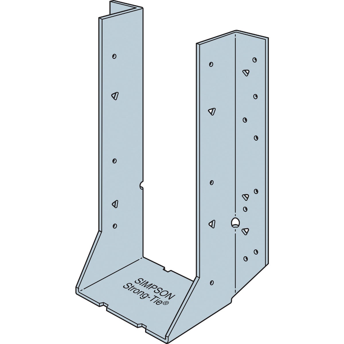 Simpsong Strong-Tie ZMax 4 In.x 12 In. Joist Hanger