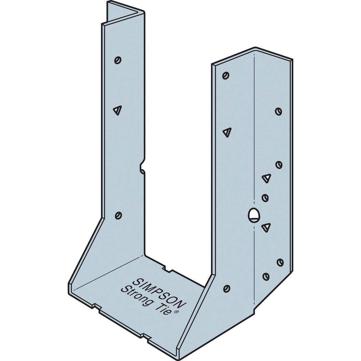 Simpsong Strong-Tie ZMax 4 In.x 6 In. Joist Hanger