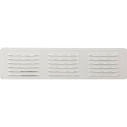 Air Vent 16 In. x 4 In. White Aluminum Under Eave Vent