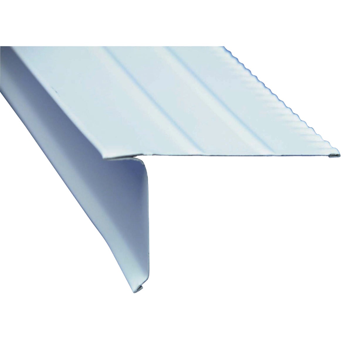 Amerimax F6M Galvanized Steel Drip Edge Flashing, White