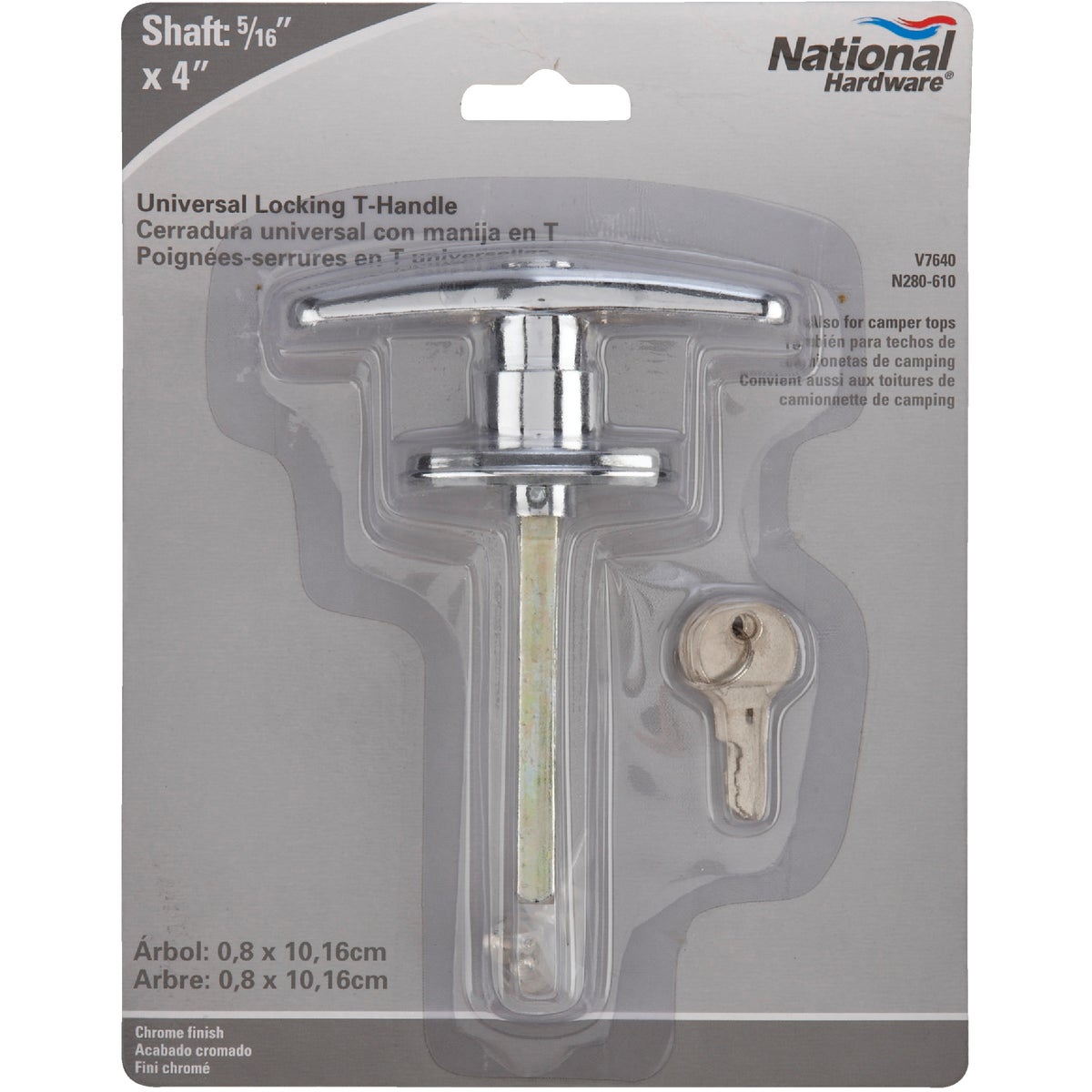 Prime-Line 1-1/2 In. HC Zinc Diecast T Locking Handle