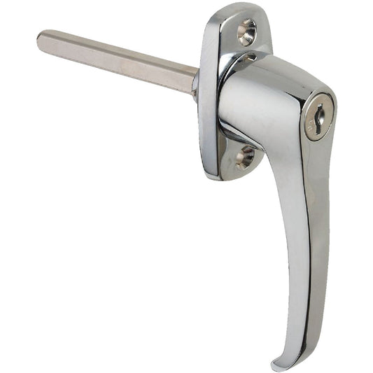 Prime-Line 1-3/4 In. Hole Centers Zinc Diecast L Locking Handle