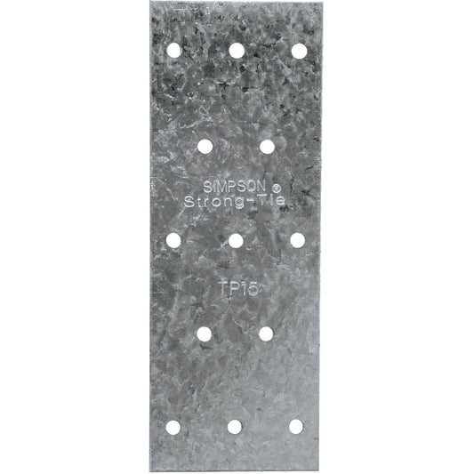 Simpson Strong-Tie 1-3/16 in. W. x 5 in. L. Galvanized Stee l 20 Gauge Tie Plate