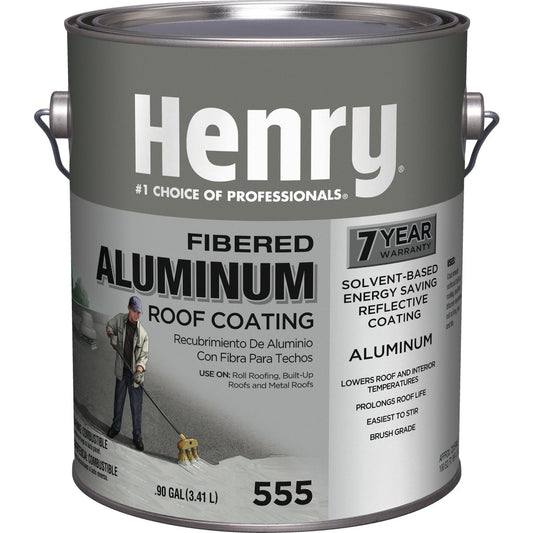 Henry 1 Gal. Fibered Aluminum Roof Coating