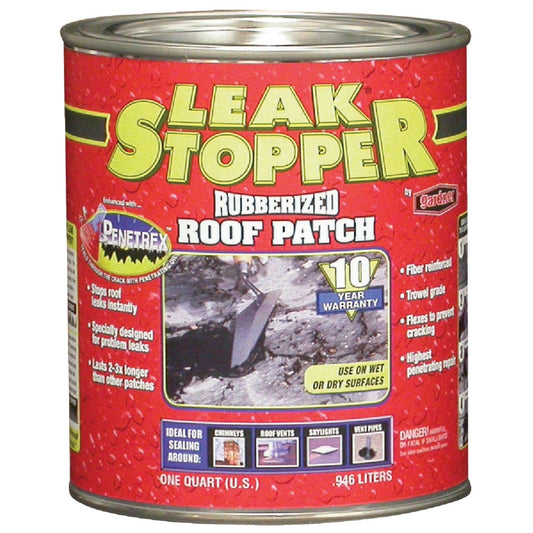 Black Jack Leak Stopper 1 Qt. Rubberized Roof Patch