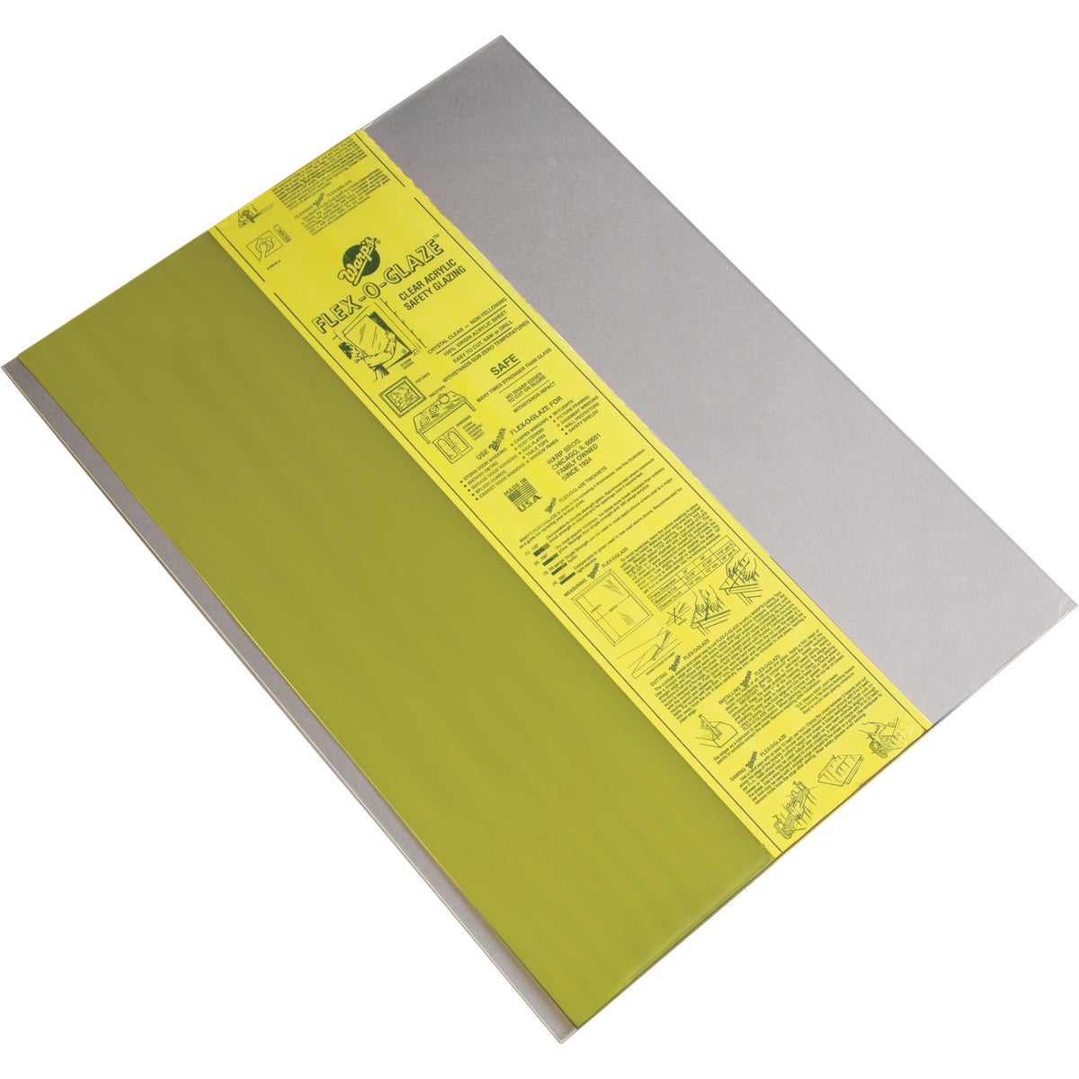 Flex-O-Glaze 30" x 36" x .080 Safety Glazing Acrylic Sheet