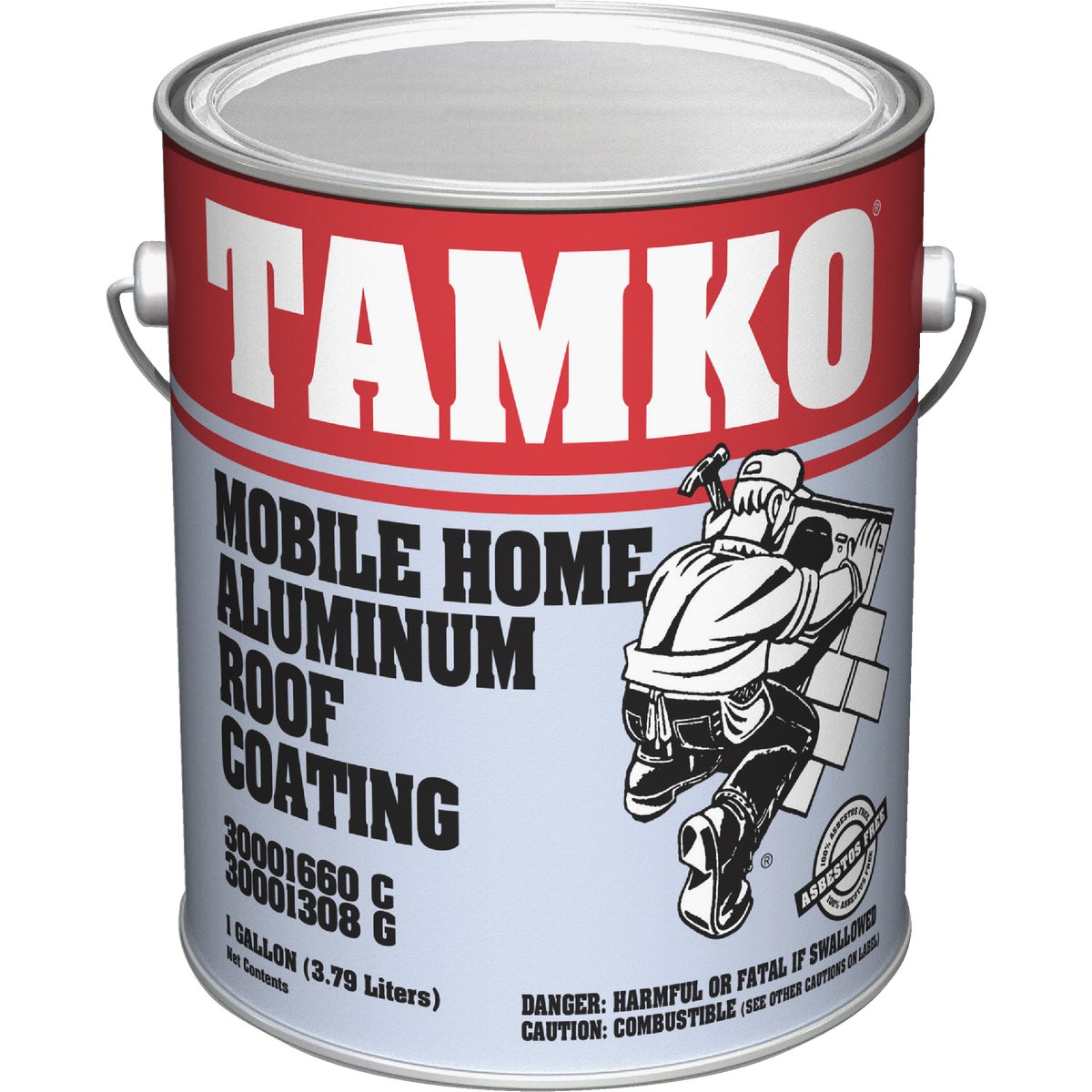 Tamko 1 Gal. Fibered Aluminum Mobile Home Roof Coating