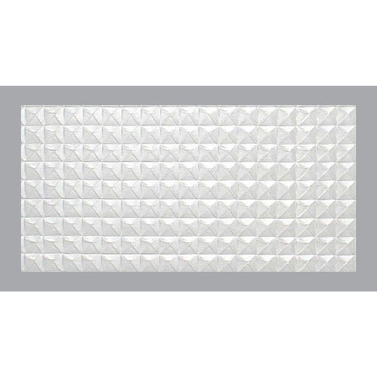 Parkland Performance SpectraTile Millennium 2 Ft. x 4 Ft. White PVC Diamond Pyramid Suspended Ceiling Tile