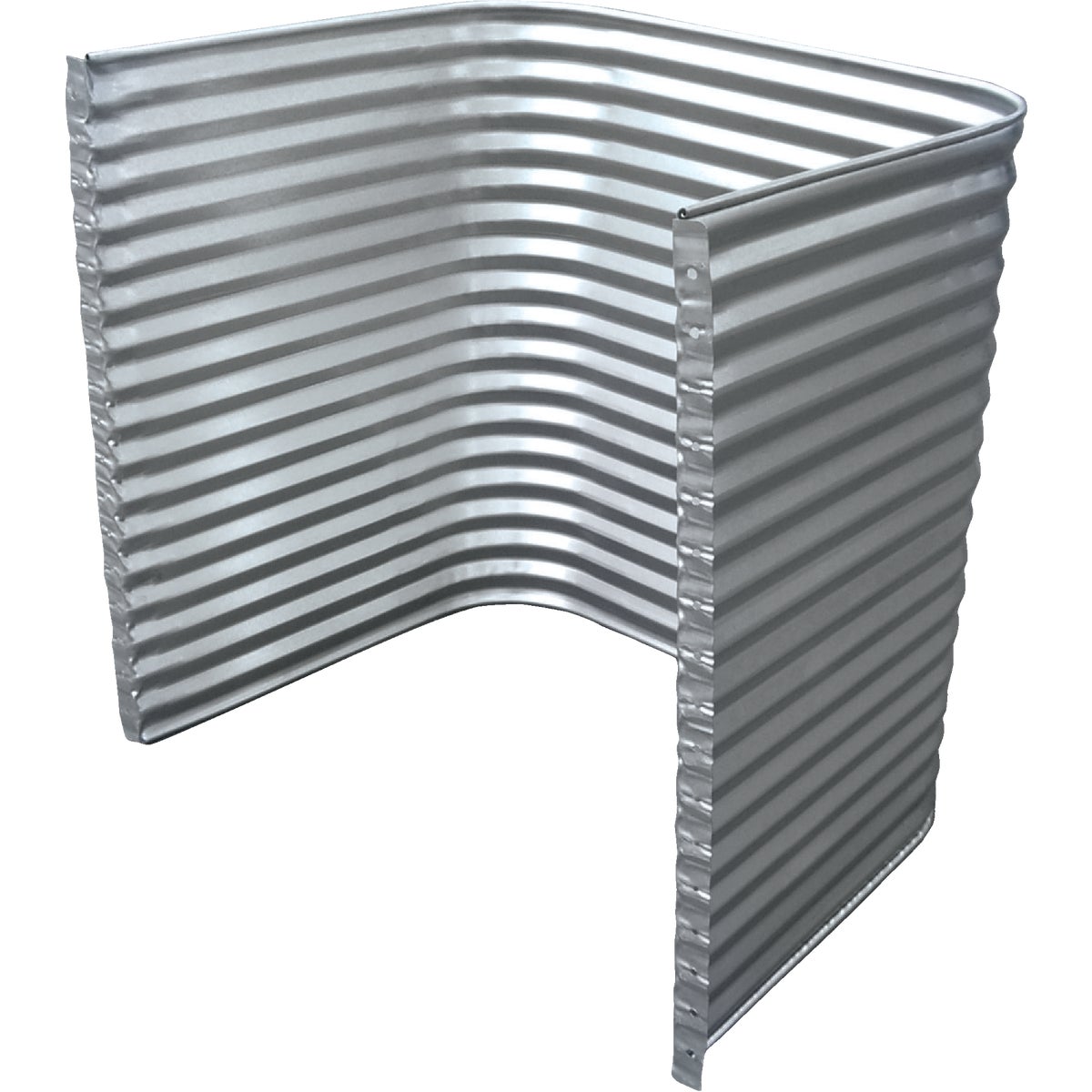 Lux-Right 48 In. x 42 In. Egress Galvanized Window Well