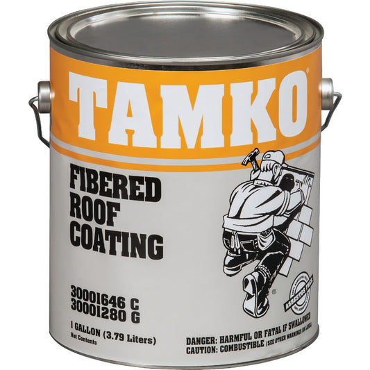 TAMKO 1 Gal. Fibered Asphalt Roof Coating