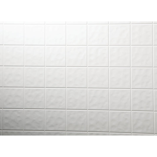 DPI AquaTile 4 Ft. x 8 Ft. x 1/8 In. White Tileboard Wall Tile