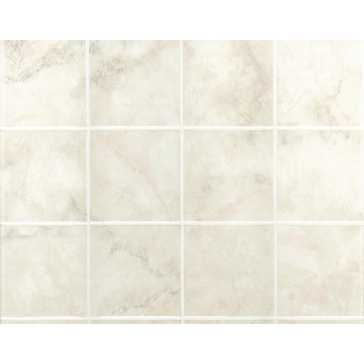 DPI AquaTile 4 Ft. x 8 Ft. x 1/8 In. Beige Milan Marble Tileboard Wall Tile