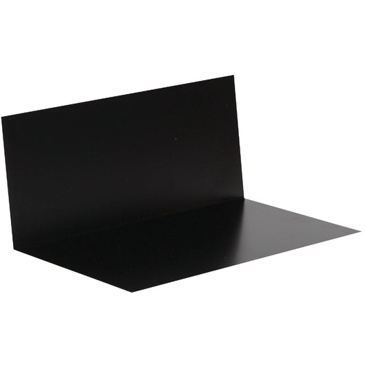 Amerimax 3 In. x 4 In. x 7 In. Black Aluminum Pre-Bent Step Flashing