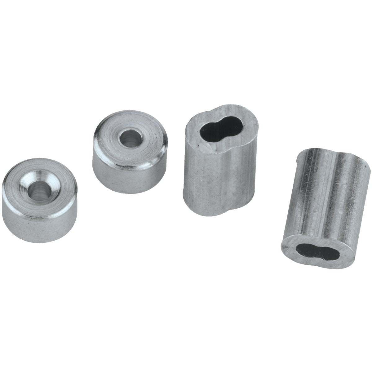 Prime-Line Cable Ferrules And Stops, 1/16", Aluminum