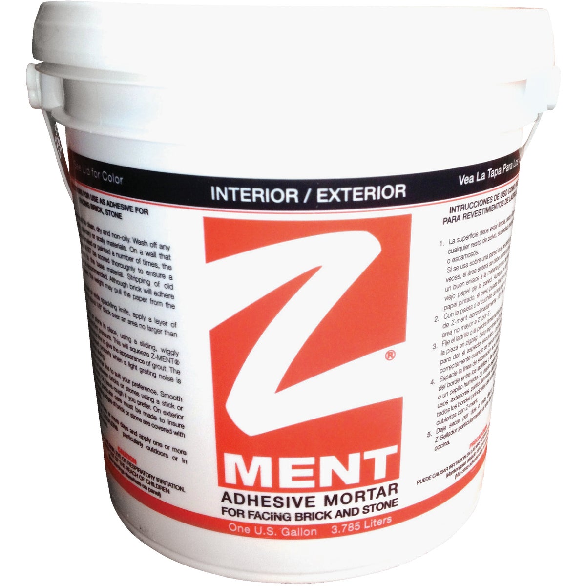 Z-MENT Natural Gray 1 Gal. Brick & Stone Adhesive Mortar